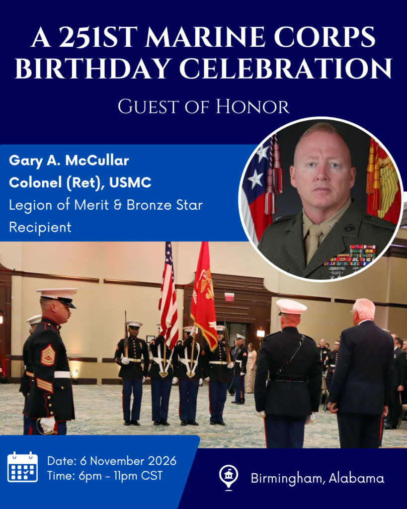 centralalabamamarines.com/wp-content/uploads/2026/08/251st-MCB_GoH-Announement